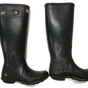 Hunter Original‎ Tall Black Rain Boots US 4M/5F